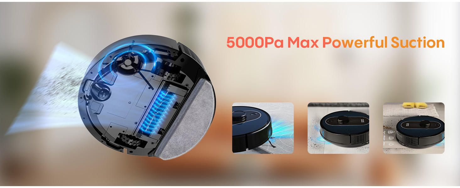 self emptying robot vacuum and mop