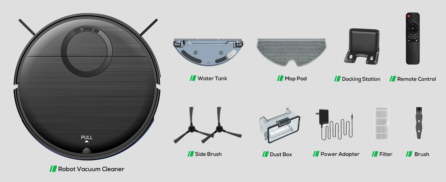 (G-B) Robot Vacuum Accessories- PC