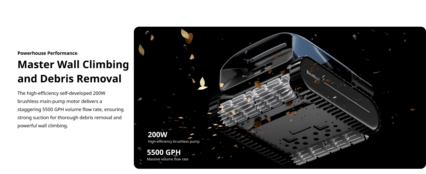 Sweeping robot powerful