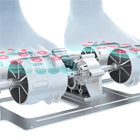 ogawa-masterdrive og8801 foot roller illustration