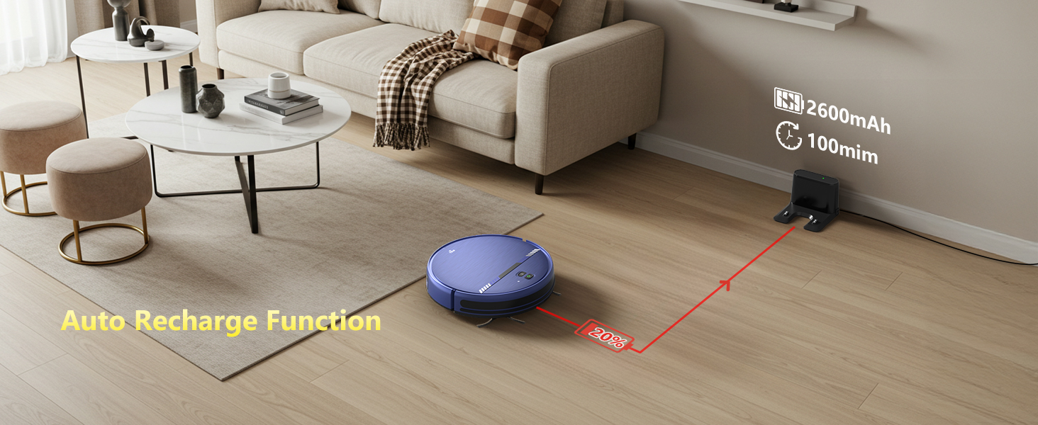 (y)robot vacuum Auto Recharge-PC